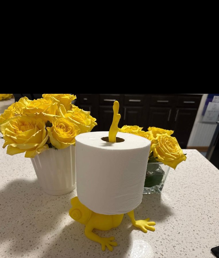 Siyah Kurbağa Telefon Tutucu - Görsel 4