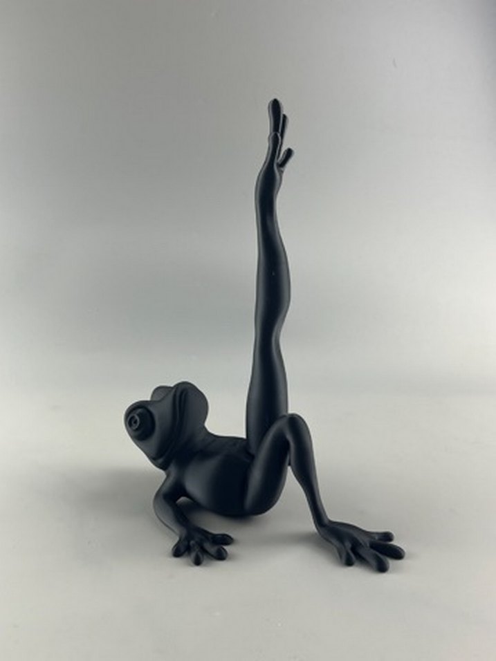 Siyah Kurbağa Telefon Tutucu - Görsel 3