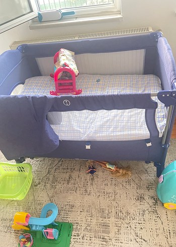 Koyu Mavi Oyun Parkı Beşiği - Görsel 2