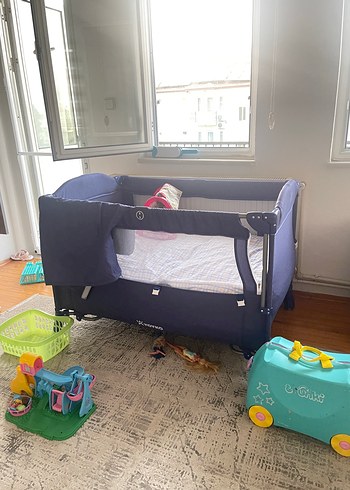 Koyu Mavi Oyun Parkı Beşiği - Görsel 4