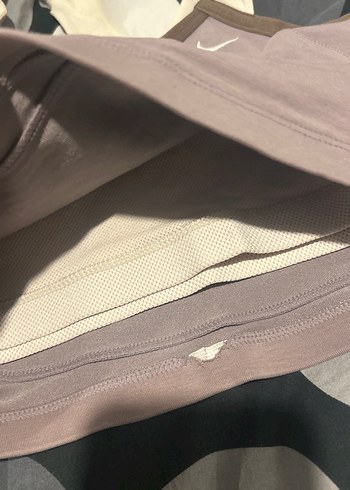 NikeFIT Bej Askılı Lila Spor Sütyeni - Görsel 8