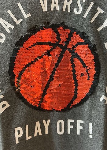 Erkek Çocuk Gri Uzun Kollu Sweatshirt - Görsel 5