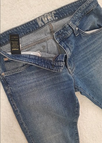 Düğmeli Regular Fit Erkek Kot Pantolon - Görsel 2