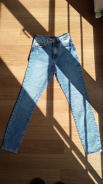 Yüksek bel kot pantolon 