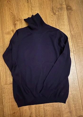 Lacivert Balıkçı Yaka kazak - Görsel 3