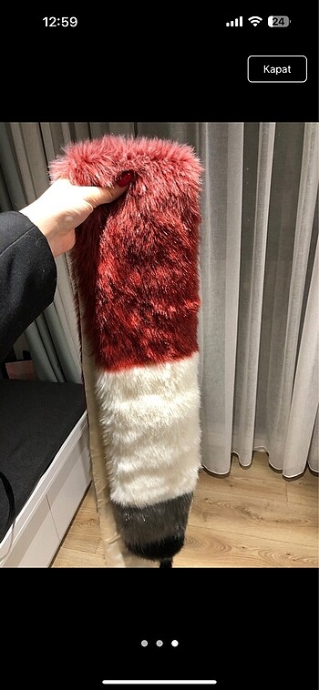 peluş atkı