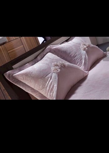 Pastel Pembe Düz Yatak Örtüsü - Görsel 2