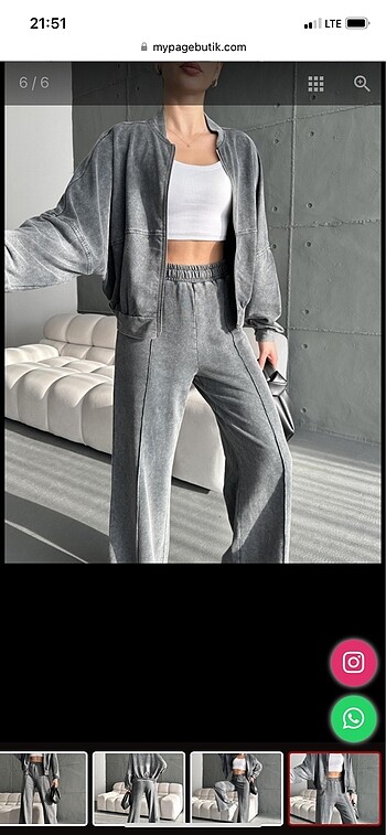 Zara Zara Model Eskitme Eşofman Takımı