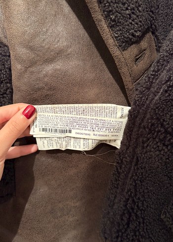 Zara Kahverengi İçi Yünlü Ceket - Görsel 5