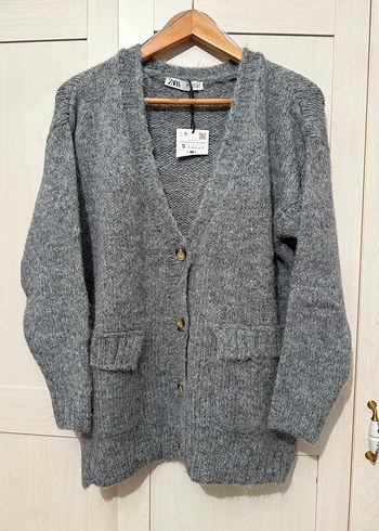 Zara Uzun Triko Hırka - Görsel 3