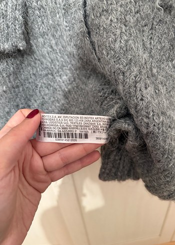 Zara Uzun Triko Hırka - Görsel 5