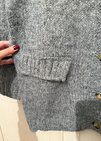 Zara Uzun Triko Hırka - Görsel 6