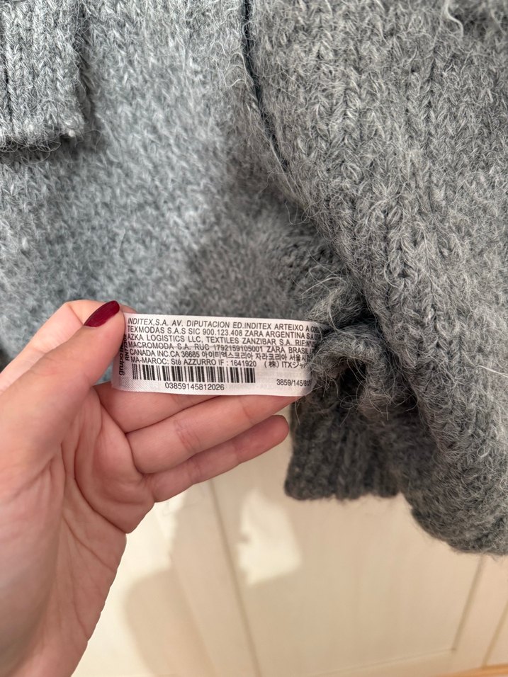 Zara Uzun Triko Hırka - Görsel 5