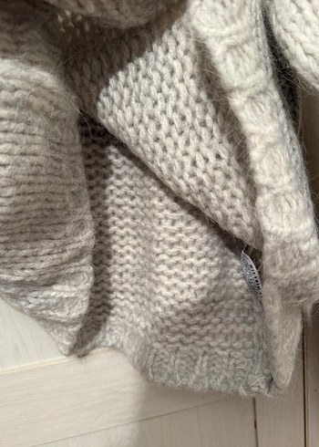 Zara Alpaka yünü ve Yün Karışımı Örgü Kazak - Görsel 6