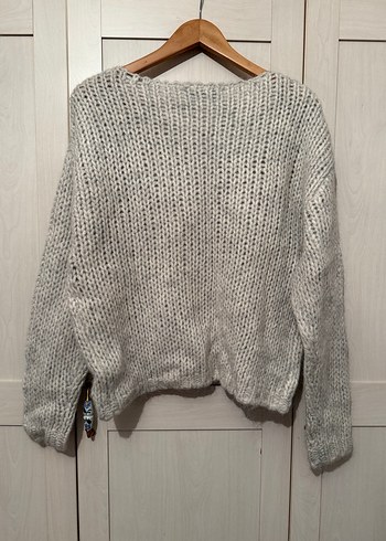 Zara Alpaka yünü ve Yün Karışımı Örgü Kazak - Görsel 7