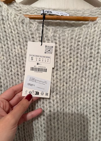 Zara Alpaka yünü ve Yün Karışımı Örgü Kazak - Görsel 5