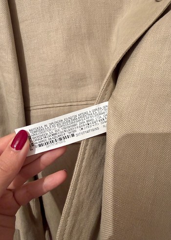 Zara Keten Blazer Ceket Pantolon Takım - Görsel 4