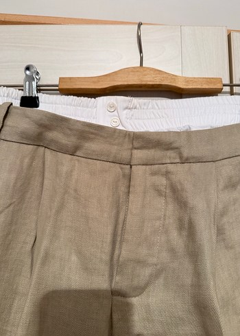 Zara Keten Blazer Ceket Pantolon Takım - Görsel 8