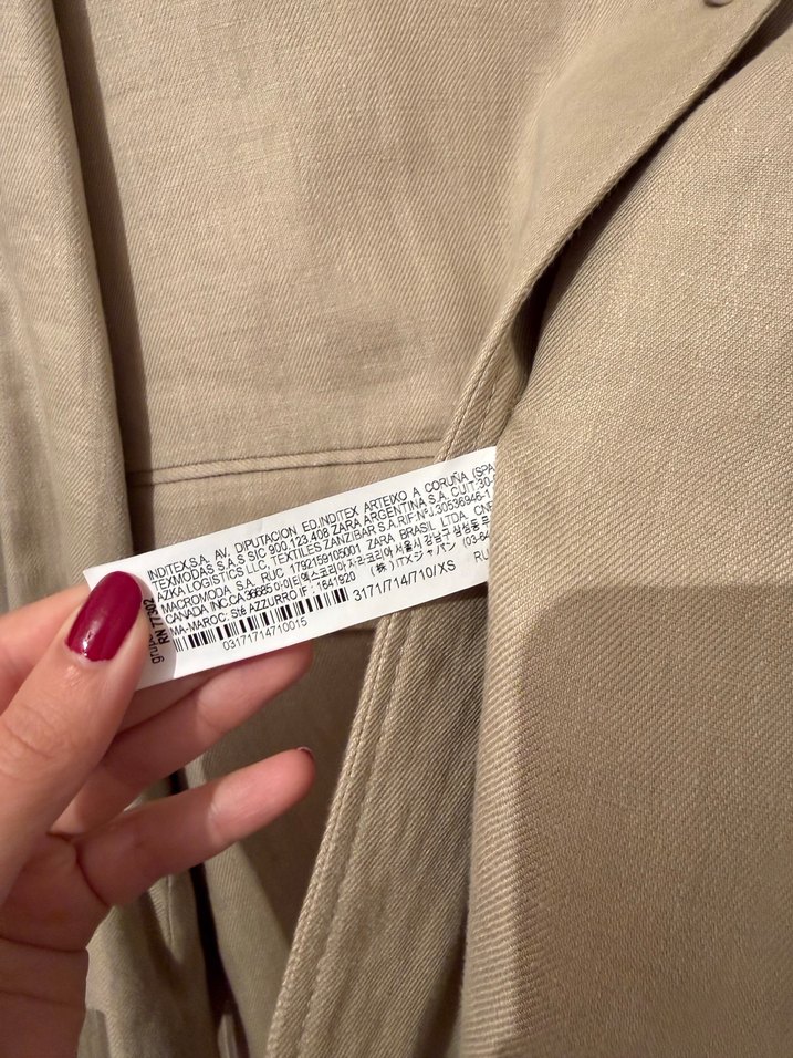 Zara Keten Blazer Ceket Pantolon Takım - Görsel 4