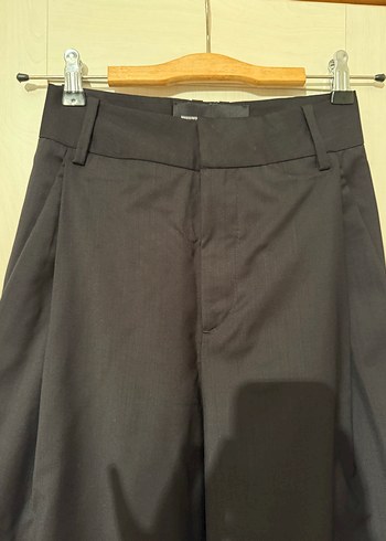 Massimo Dutti Studio Siyah Kumaş Pantolon - Görsel 3