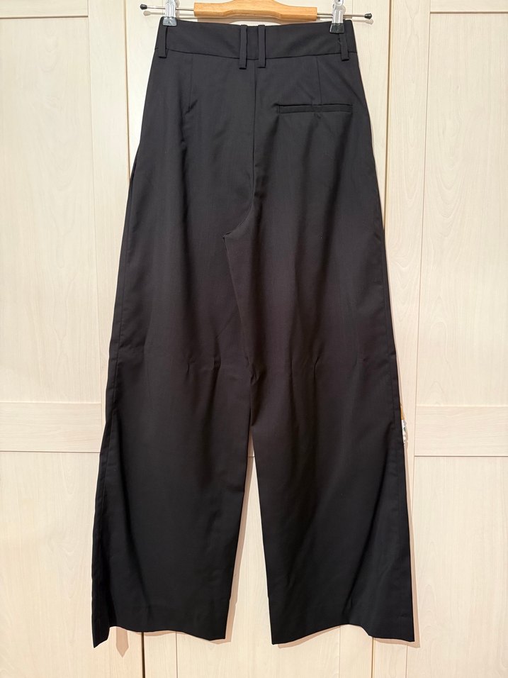 Massimo Dutti Studio Siyah Kumaş Pantolon - Görsel 5