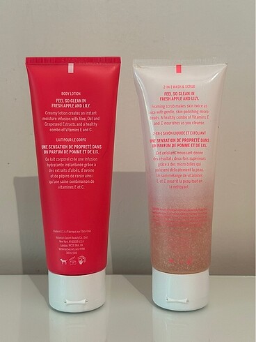 Victoria s Secret Pink Vücut Losyonu ve Scrub