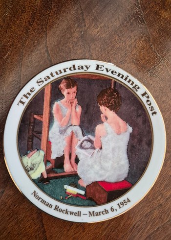 minik porselen vintage tabak - Görsel 4