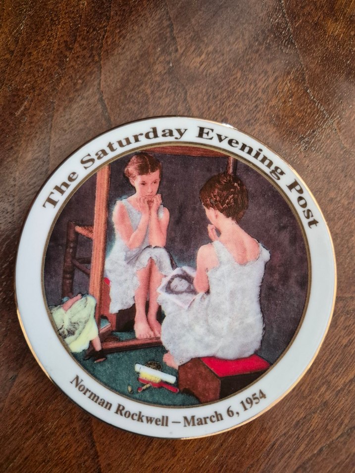 minik porselen vintage tabak - Görsel 4