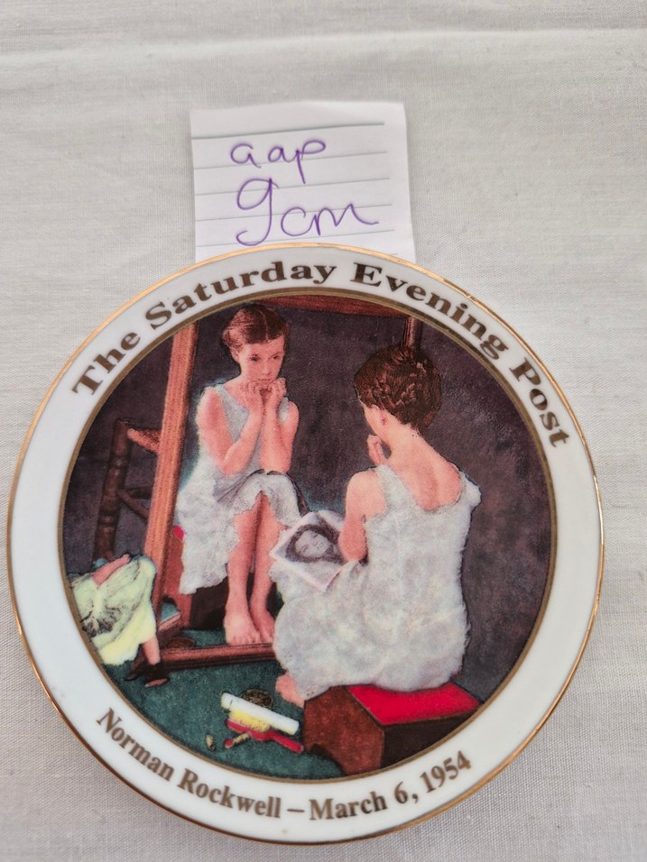 minik porselen vintage tabak - Görsel 2