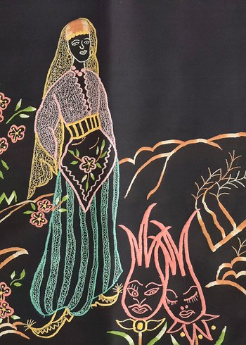 vintage fırfırlı kırlent - Görsel 6