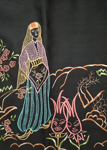 vintage fırfırlı kırlent - Görsel 3