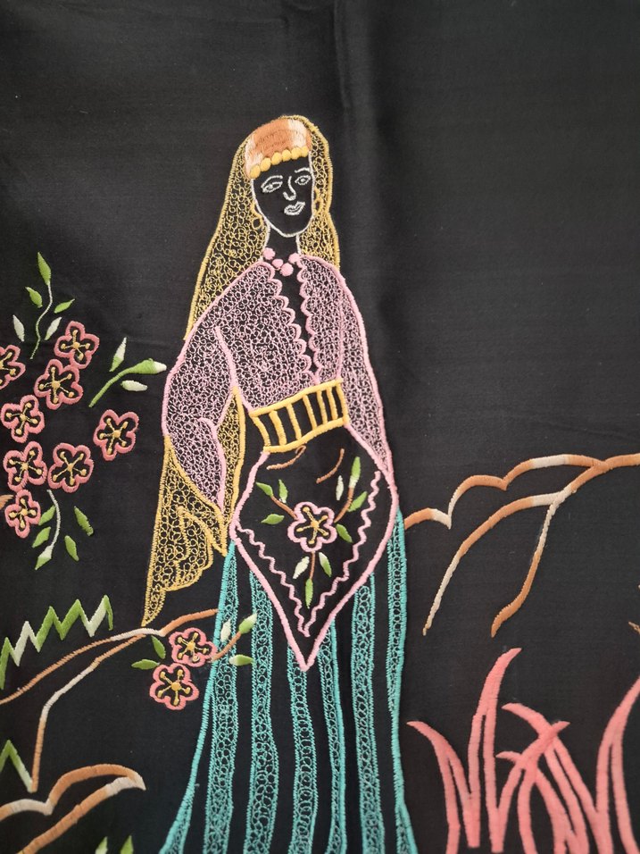 vintage fırfırlı kırlent - Görsel 4