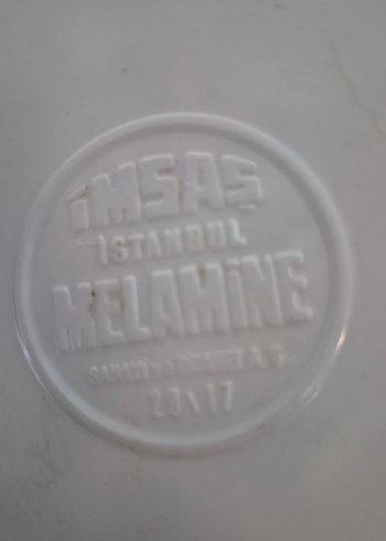 melamin tabak 17 cm çapında - Görsel 6