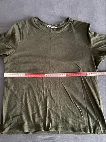 Zara yeşil basic tşhirt
