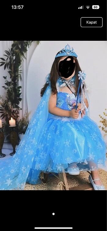 Elsa Frozen Elbise ayakkabı