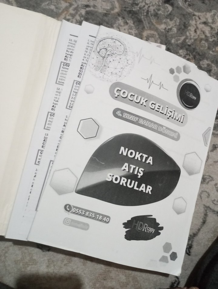 AUZEF çocuk gelişimi güz ve Bahar dönemi kitapları - Görsel 5