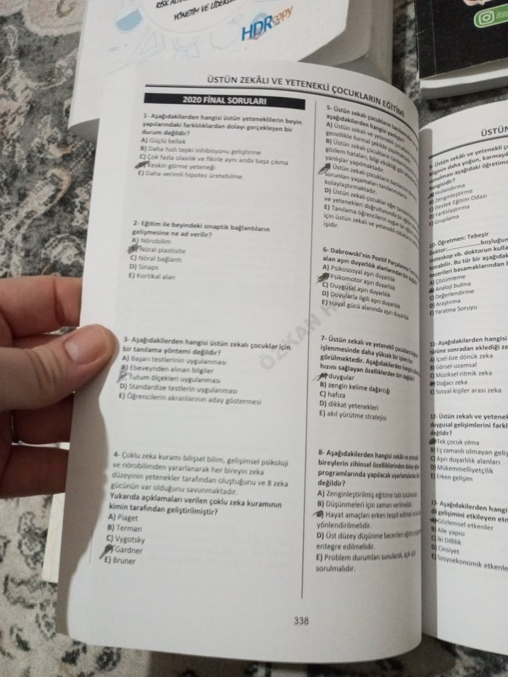 Auzef Çocuk Gelişimi kitapları - Görsel 5