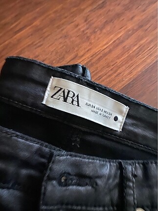 Zara Mumlu siyah pantolon