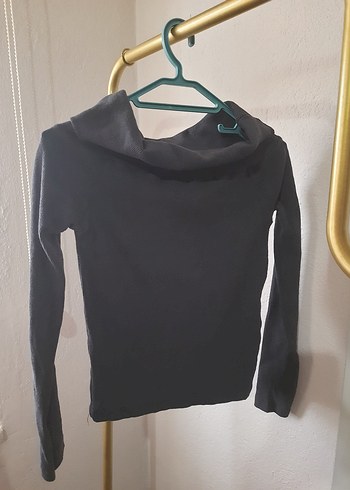 Koyu Gri Kadın Sweatshirt - Görsel 2