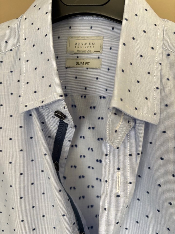 Mavi slim fit Beymen business - Görsel 3