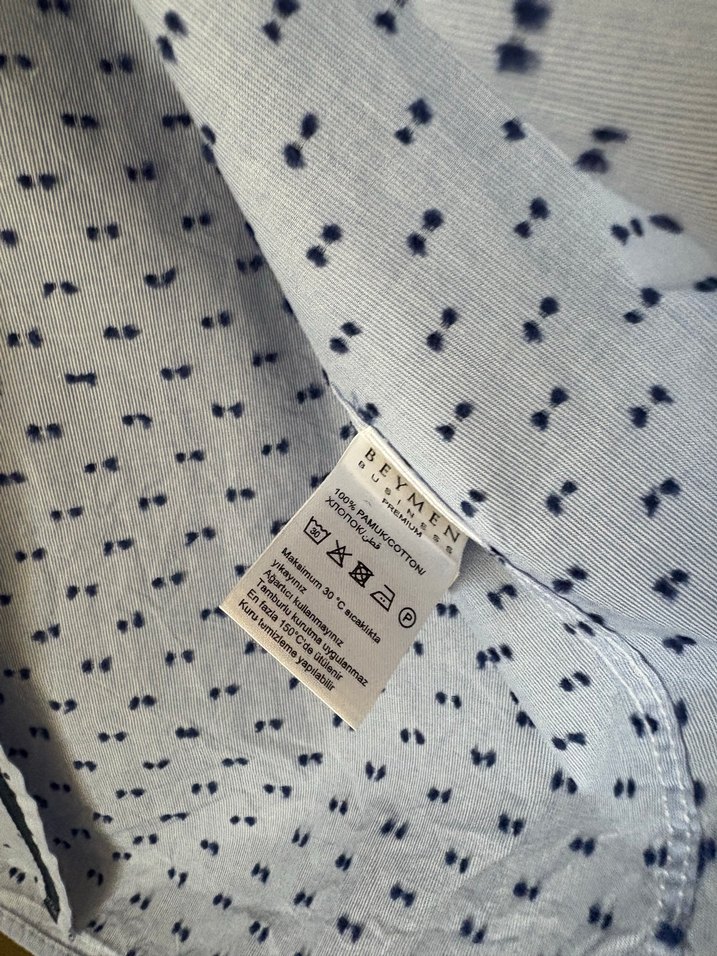 Mavi slim fit Beymen business - Görsel 4