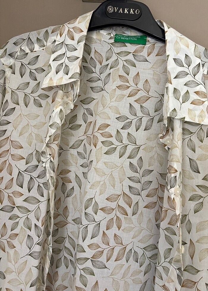 Benetton gömlek - Görsel 4