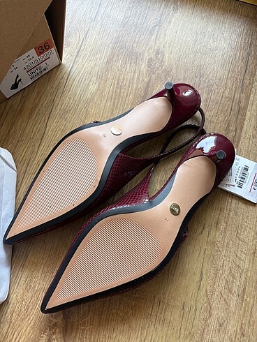Zara bordo ayakkabı - Görsel 5