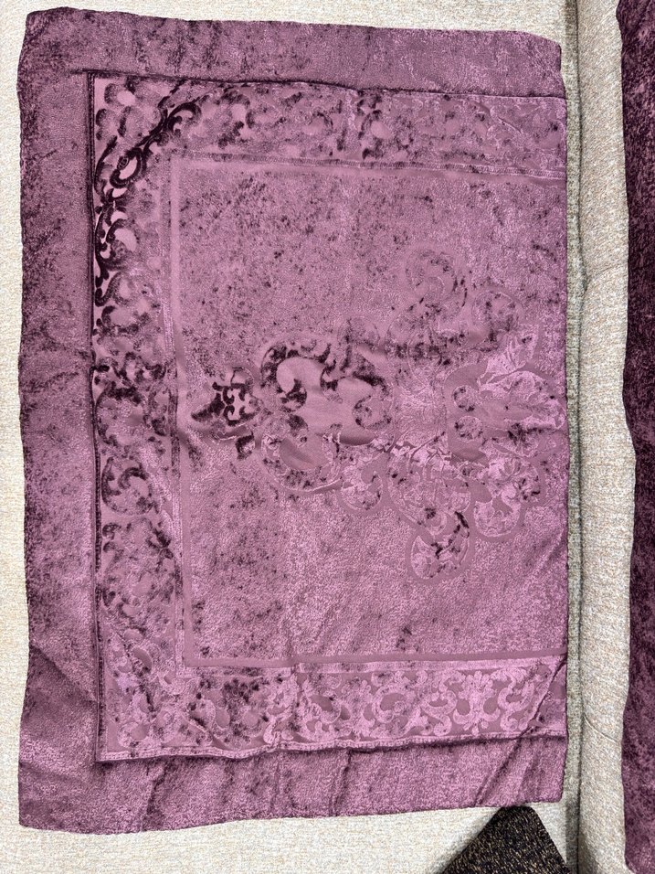 Karaca Bordo Nakışlı Yatak Örtüsü - Görsel 4