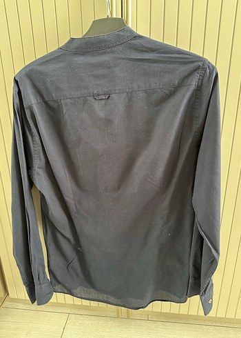 Gri Pamuklu Erkek Gömlek - Görsel 2