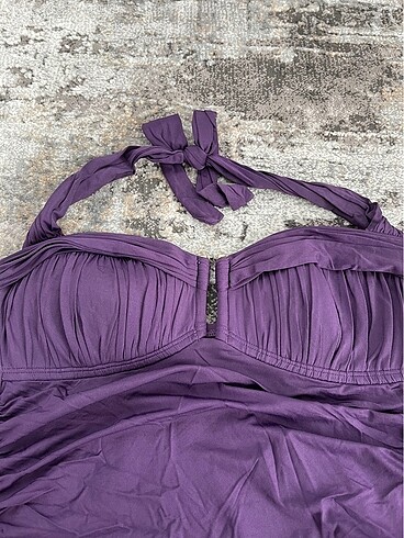 m Beden mor Renk Bikini üstü crop bluz olarak sorunsuz ürün