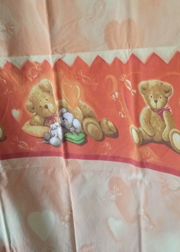 Pamuklu Ayıcık Desenli Bebek Nevresim - Görsel 2