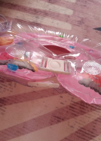 HelloBaby Renkli Pembe Su Oyuncağı boyun Simidi