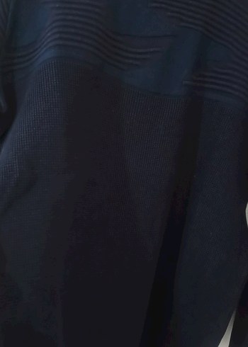 Erkek Lacivert Triko Kazak - Görsel 4