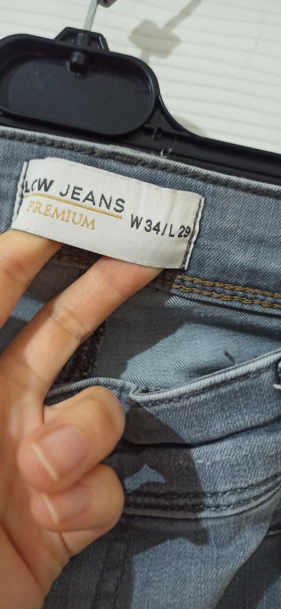 Gri Erkek Denim Pantolon 34/29 - Görsel 2